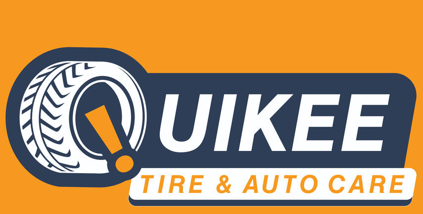 Quikee Tire & Auto Care Logo โ Metro Manila Tire Shop Quikee Tire & Auto Care official logo featuring a tire with an exclamation mark, trusted tire and auto service shop in Metro Manila